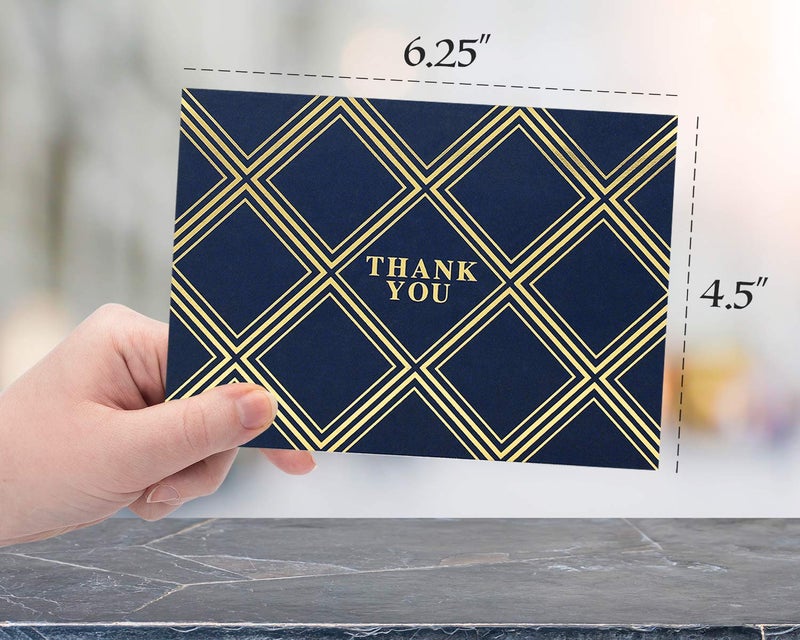 Spark Ink 100 Thank You Cards with Envelopes Bulk| Made in USA | 4 x 6 Personalized Blank Thank You Notes for Graduation 2025, Wedding, Small Business, Bridal & Baby Shower, Funeral - Image 2